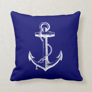 Anchor Throw Pillow