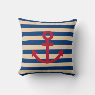 Anchor Throw Pillow