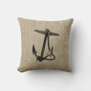Anchor Throw Pillow