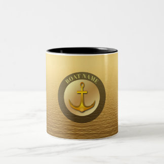Anchor Two-Tone Coffee Mug
