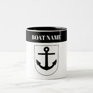 Anchor Two-Tone Coffee Mug