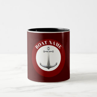Anchor Two-Tone Coffee Mug