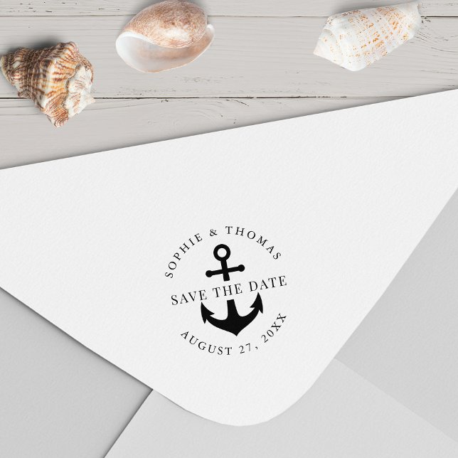 Anchor Wedding Save the Date Self-inking Stamp (Creator Uploaded)