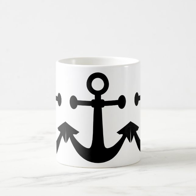 Anchor White Coffee Mug (Center)