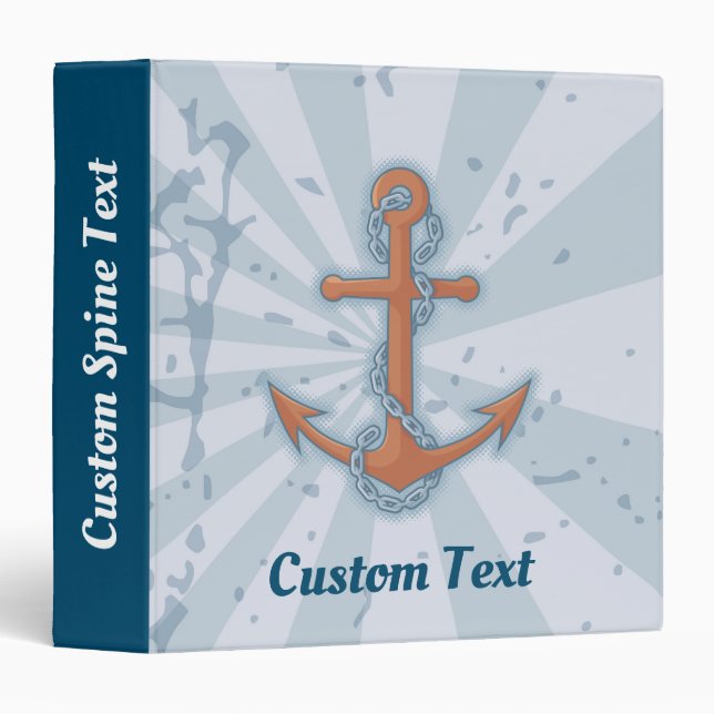 Anchor with Chain Binder (Front/Spine)