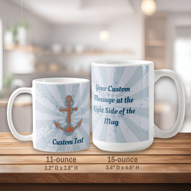 Anchor with Chain Coffee Mug (Creator Uploaded)