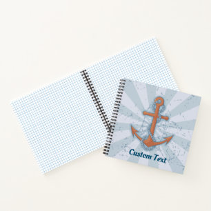 Anchor with Chain Notebook