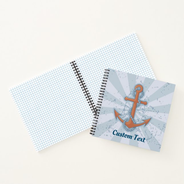 Anchor with Chain Notebook (Inside)