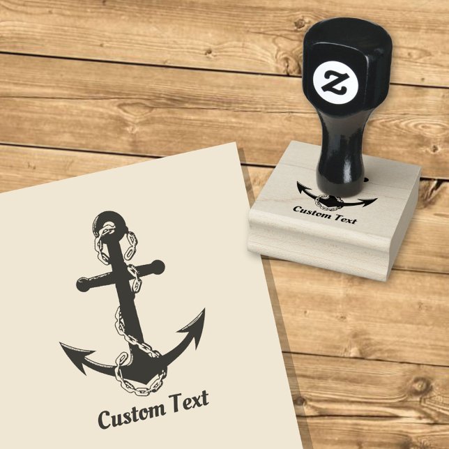 Anchor with Chain Rubber Stamp (Creator Uploaded)