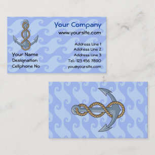 Anchor with Rope Business Card