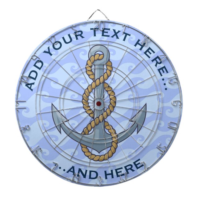 Anchor with Rope Dartboard (Front)