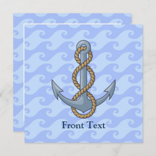 Anchor with Rope Invitation