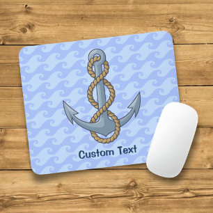 Anchor with Rope Mouse Pad
