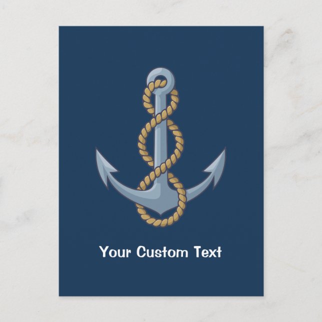 Anchor with Rope Postcard (Front)