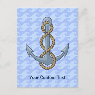 Anchor with Rope Postcard