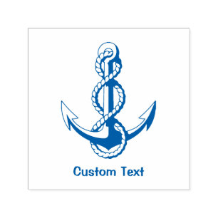 Anchor with Rope Self-inking Stamp