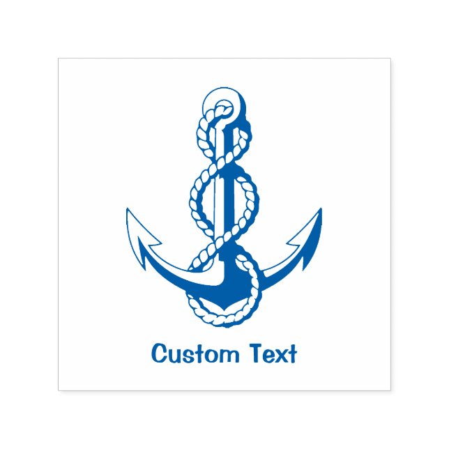 Anchor with Rope Self-inking Stamp (Design)