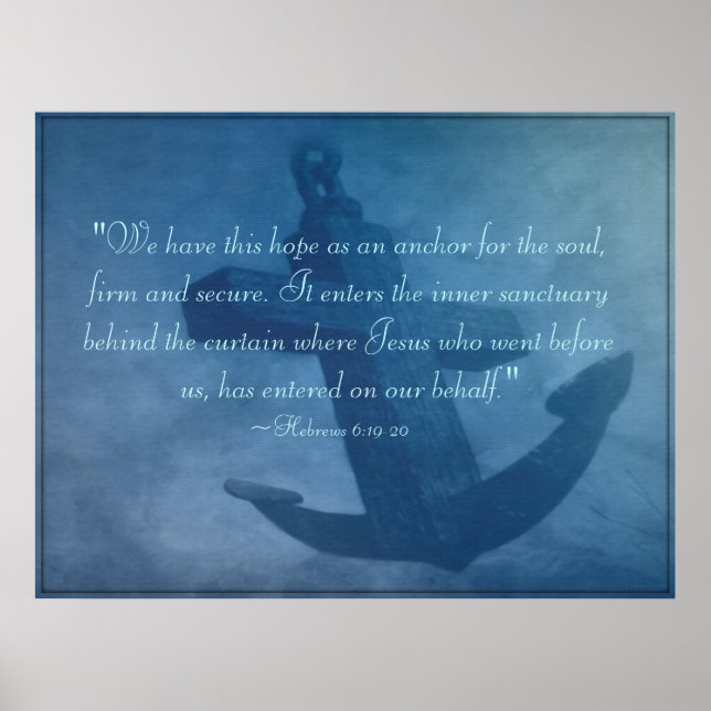 Anchor Within Us Scripture Poster (Front)