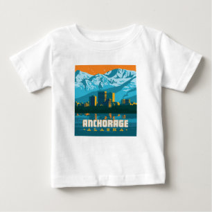Anchorage, Alaska Baby T-Shirt