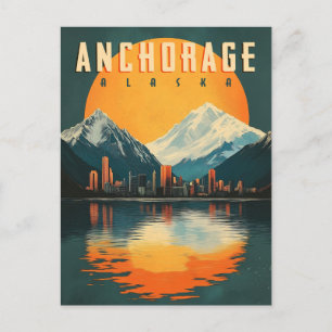 Anchorage, Alaska Carte postale - Vues époustoufla