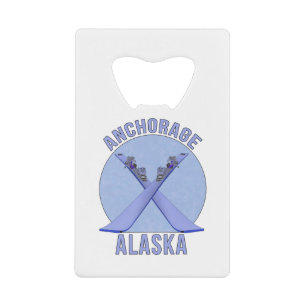 Anchorage, Alaska Credit Card Bottle Opener