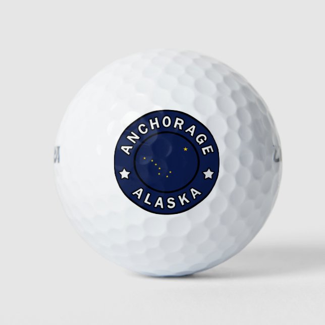 Anchorage Alaska Golf Balls (Front)