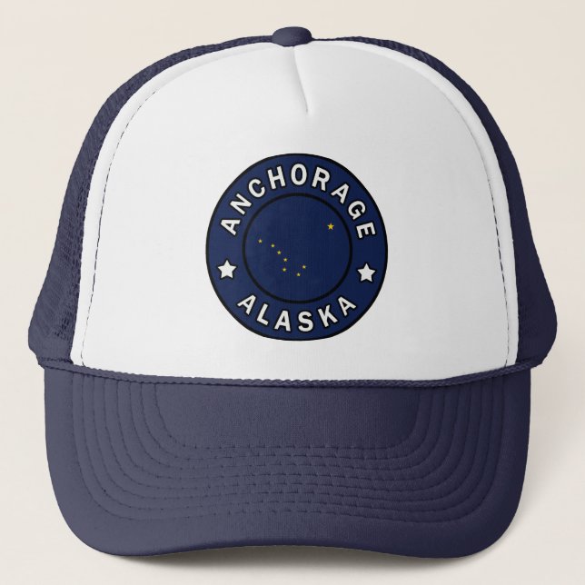 Anchorage Alaska Trucker Hat (Front)