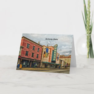 Anchorage Cityscape Card