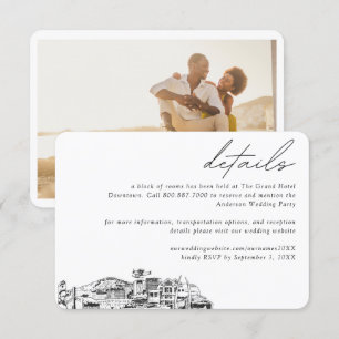 Anchorage Wedding Hotel Room Block Details Enclosure Card