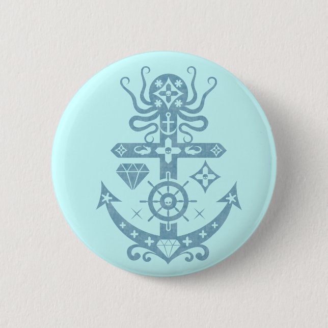 Anchored 2 Inch Round Button (Front)