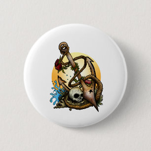 Anchored 2 Inch Round Button