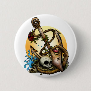 Anchored 2 Inch Round Button