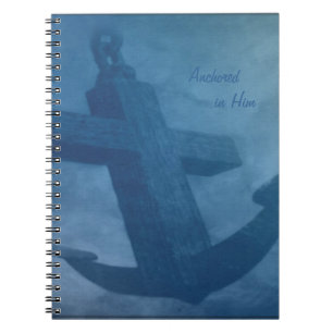 Anchored in Him Notebook
