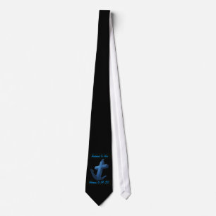 Anchored In Him Scripture Tie