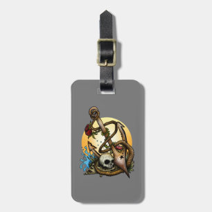 Anchored luggage tag