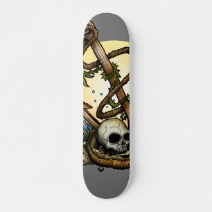 Anchored  skateboard