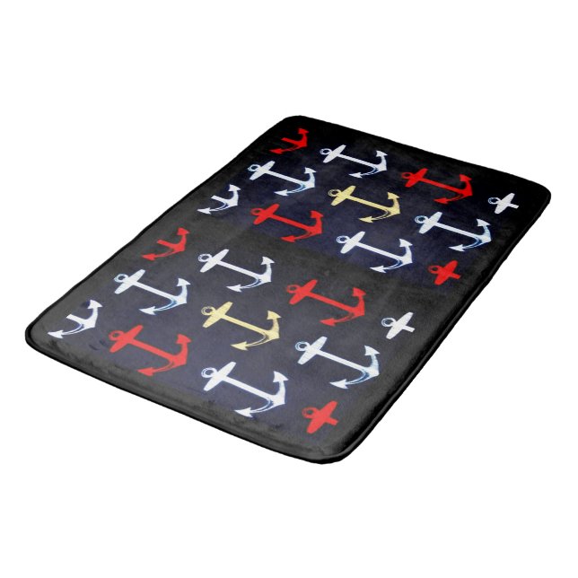 Anchors Away Bath Mat (Angled)