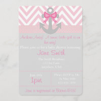 Anchors Away Girl Baby Shower