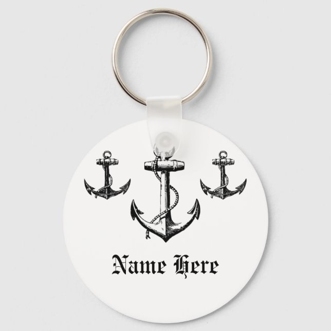 Anchors Away Keychain (Front)