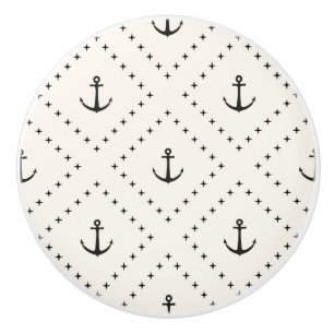 Anchors Away! Nautical Pattern for Coastal Living Ceramic Knob