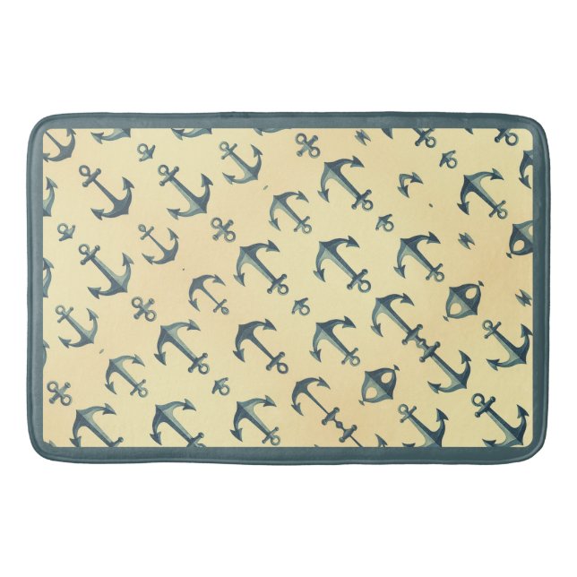 Anchors Aweigh Bath Mat (Front)