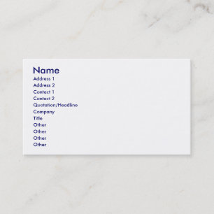 Anchors Aweigh Business Card