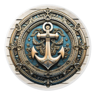 Anchors Aweigh Ceramic Knob