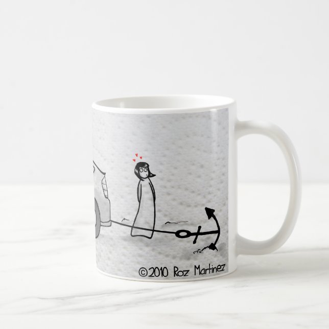 Anchors aweigh coffee mug (Right)
