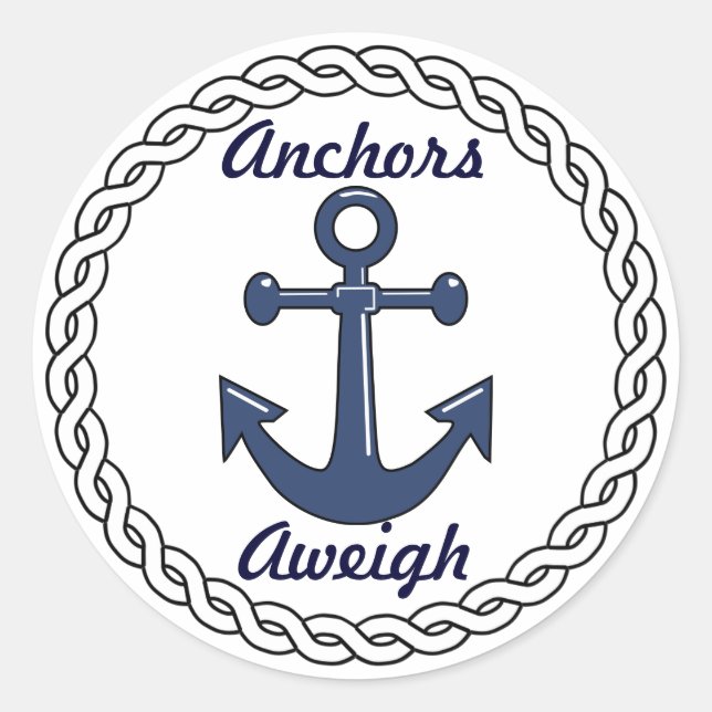 Anchors Aweigh Envelope Seals (Front)