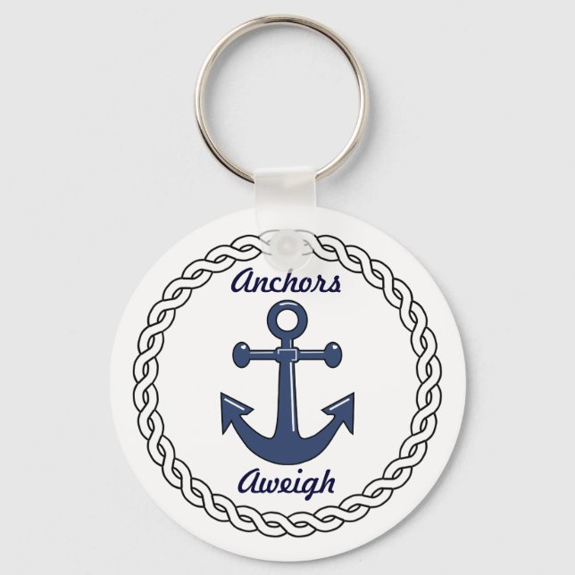 Anchors Aweigh Keychain (Front)