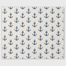 Anchors aweigh wrapping paper