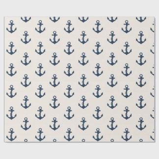 Anchors aweigh wrapping paper
