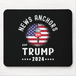 Anchors For Trump 2024 American Flag Vote Trump Mouse Pad