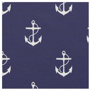 Anchors Nautical Fabric